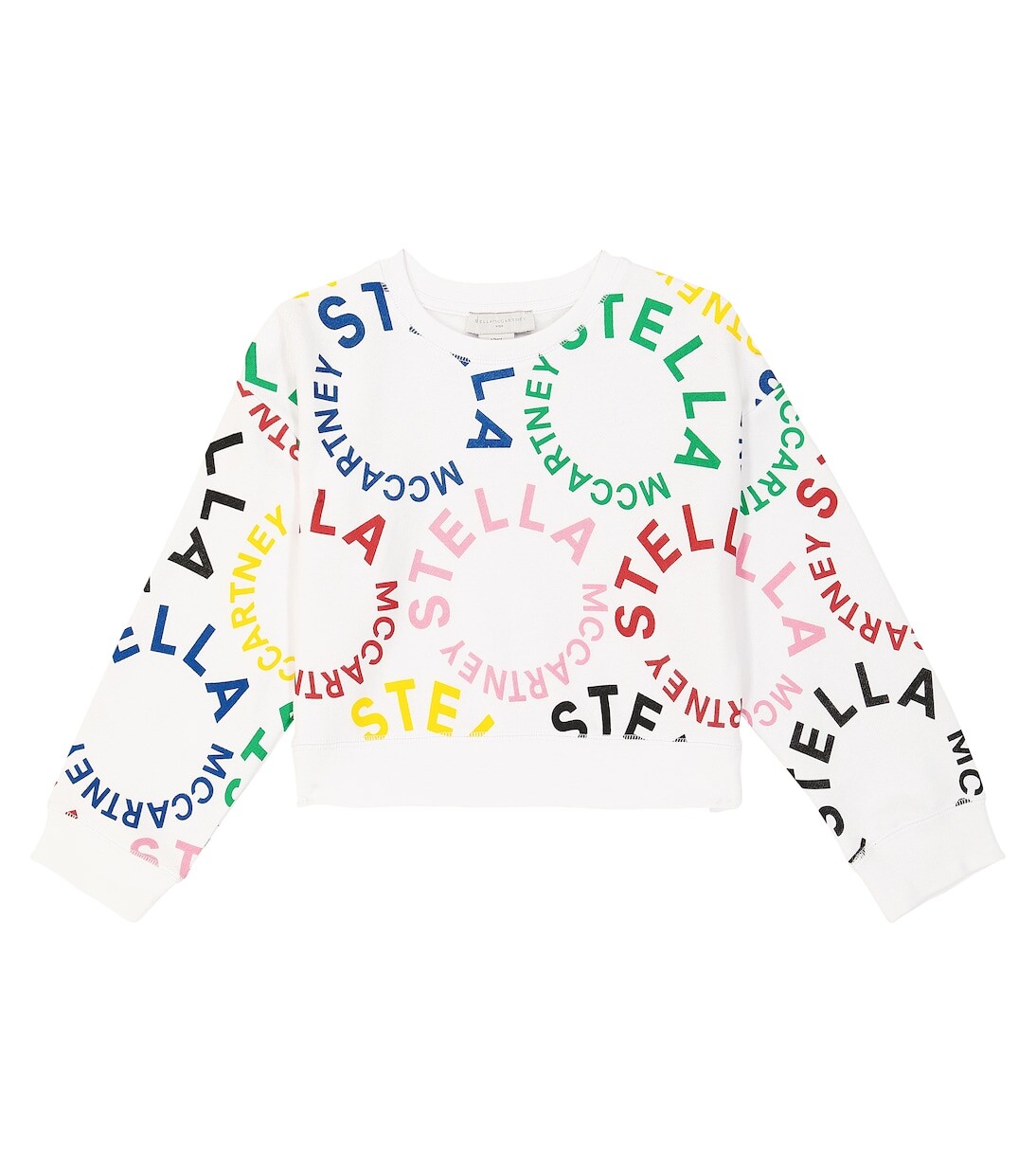 

Толстовка из хлопкового джерси с логотипом Stella Mccartney Kids, мультиколор