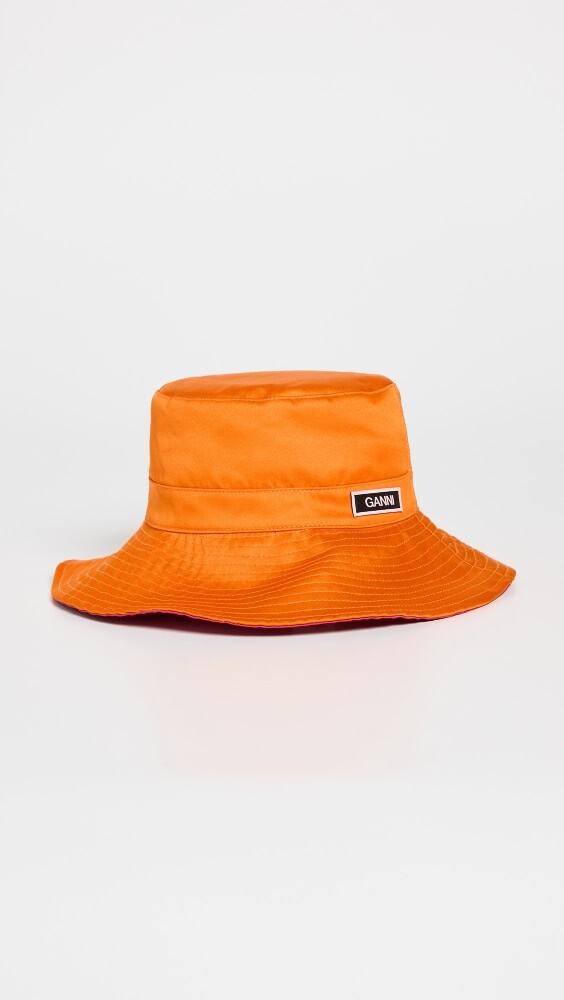 

Шляпа GANNI Recycled Tech Satin