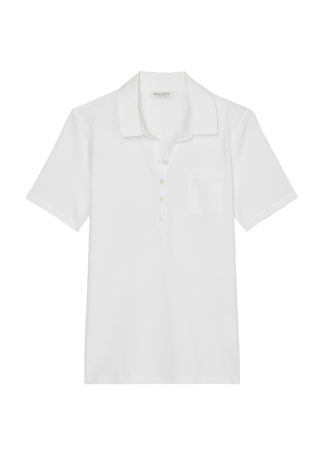 

Поло Marc O'Polo Kurzarm regular, белый