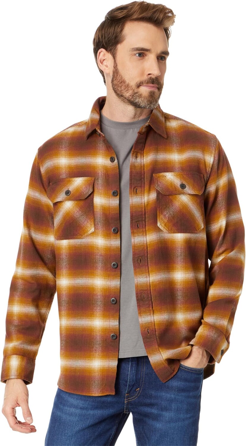 

Куртка Burnside Flannel Shirt Pendleton, цвет Brown/Ochre/Ecru Plaid
