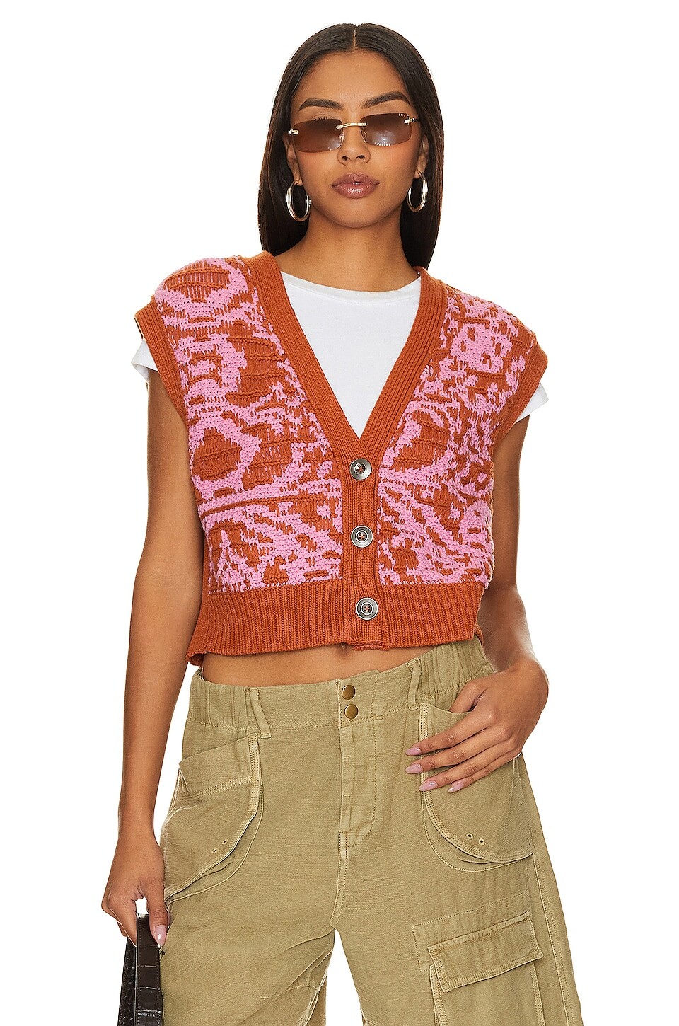 

Жилет Free People Tapestry, цвет Cinna Magnolia