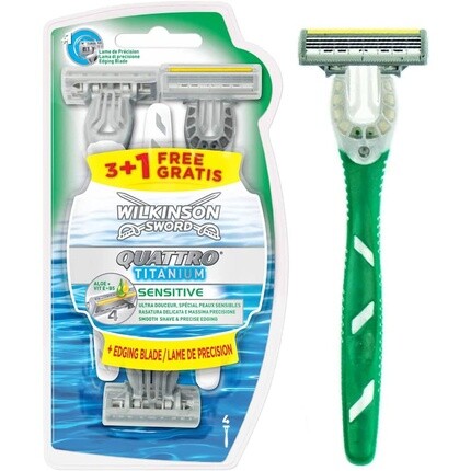 

Одноразовая бритва Quattro Titanium Sensitive, Wilkinson Sword