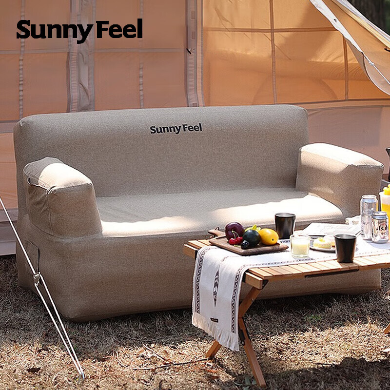 

Sunnyfeel открытый портативный двойной тканевый чехол надувной диван для кемпинга/надувной двойной диван