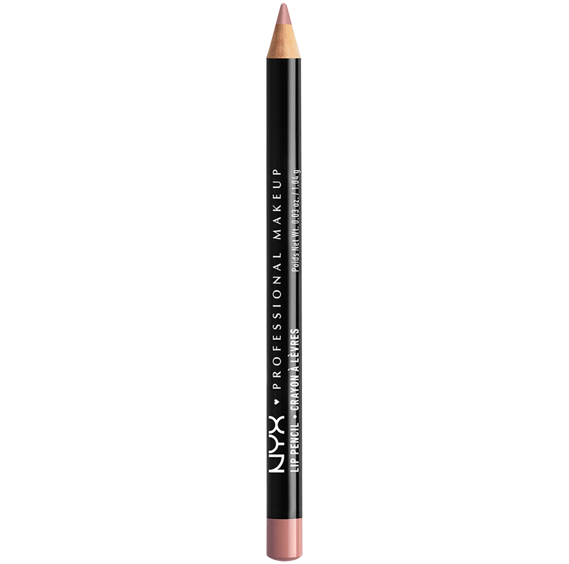Бледно-розовый карандаш для губ Nyx Professional Makeup Slide On, 1 гр nyx lip pencil slim 58 nude pink 0 03 oz 1 04 g