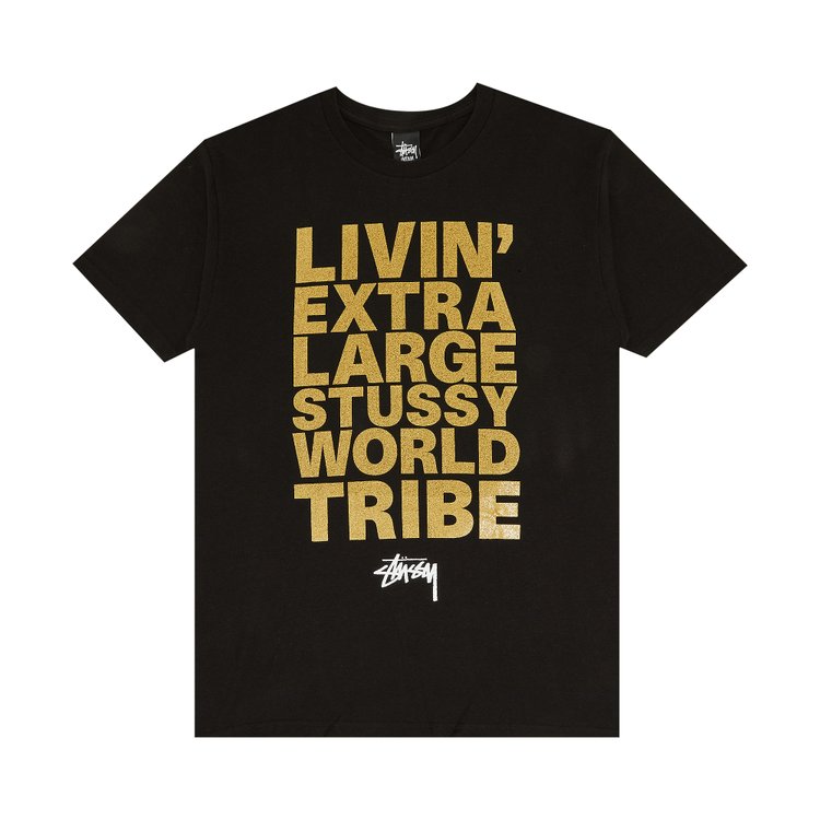 

Футболка Stussy Livin' XL Block 'Black', черный