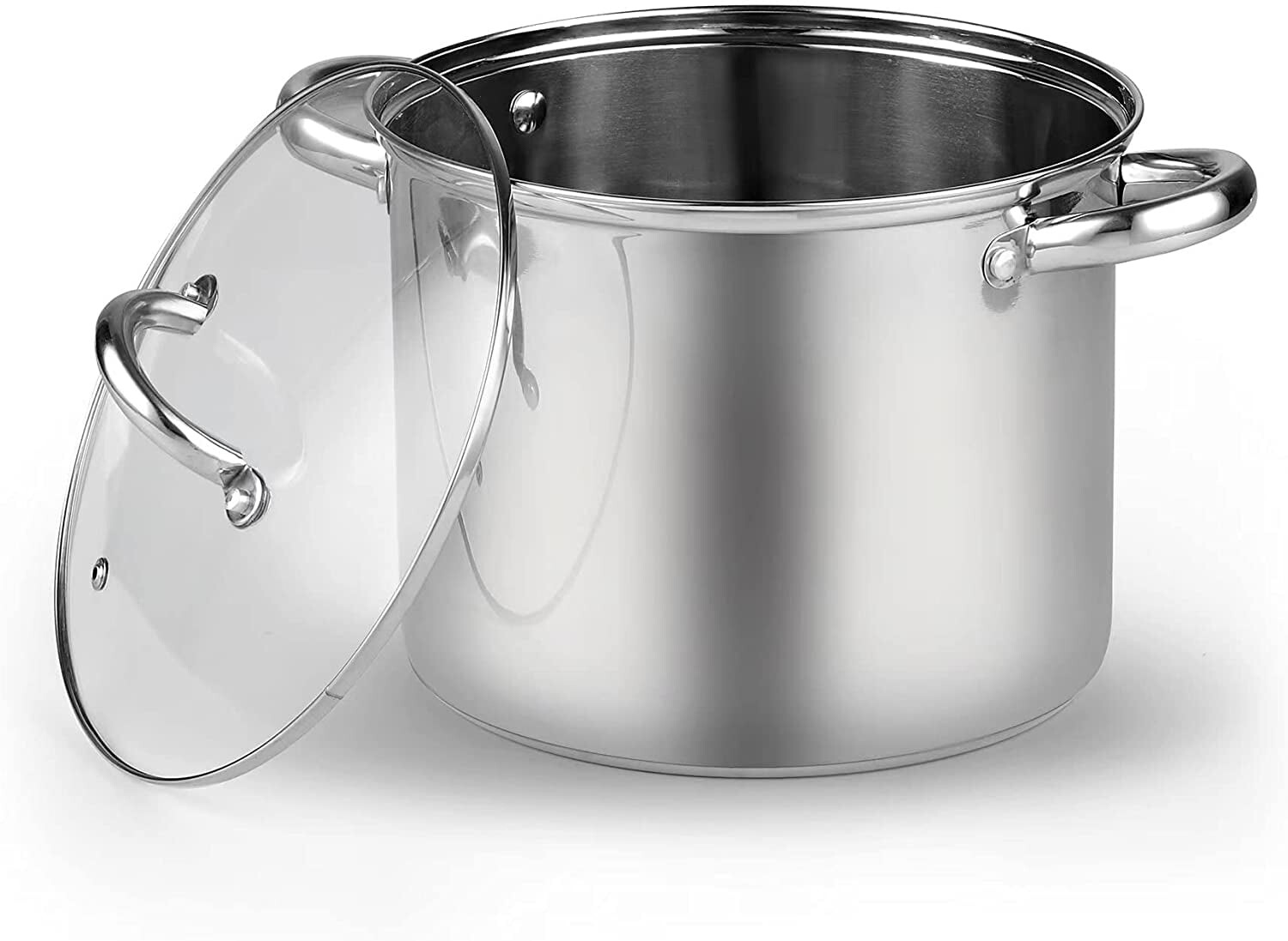 

Кастрюля с крышкой из нержавеющей стали Cook N Home 12 литров
