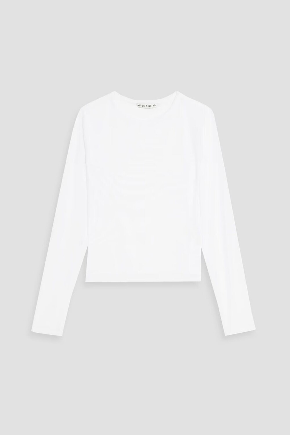 

Укороченный сетчатый топ Delania Alice + Olivia, белый