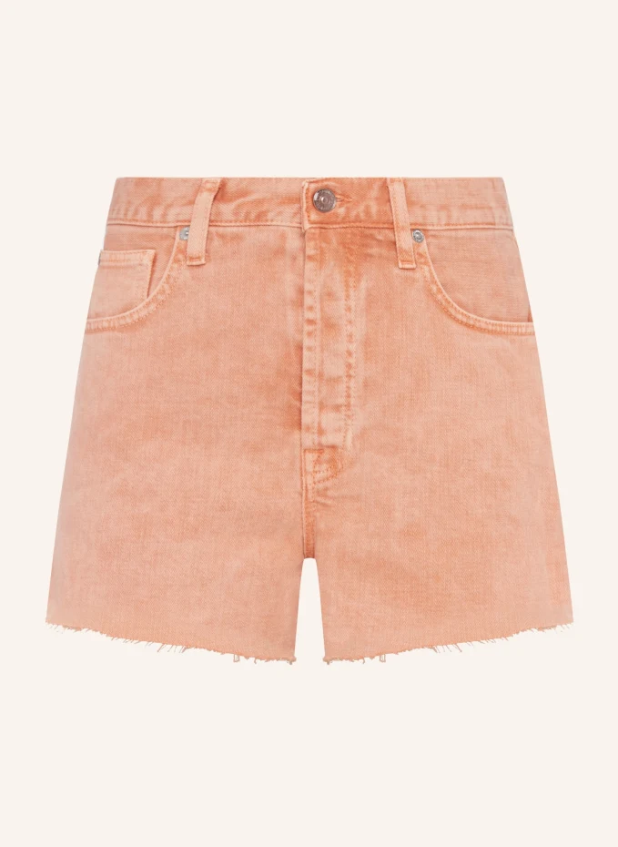 

Короткий легкий рубин 7 For All Mankind, оранжевый