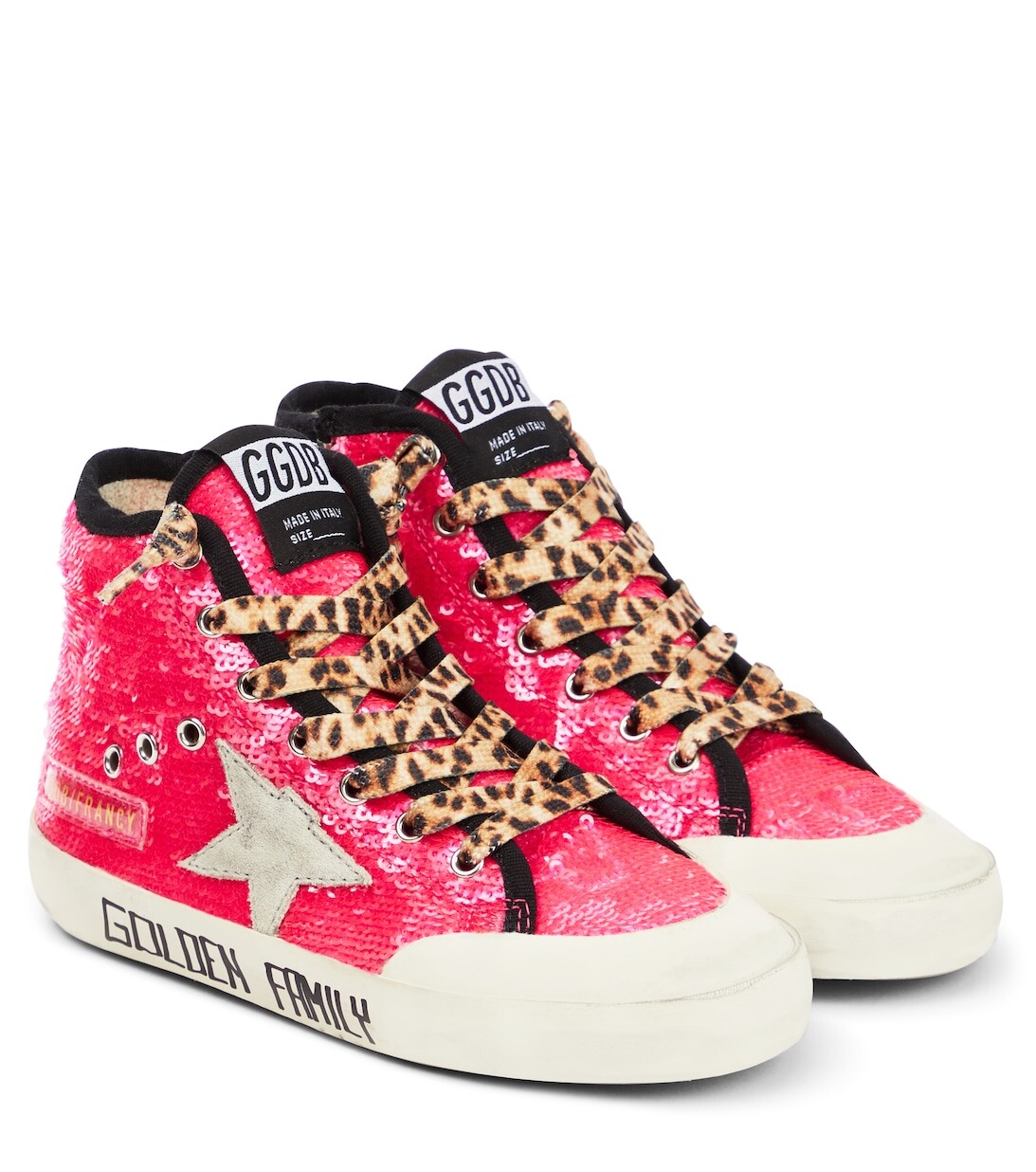 

Кроссовки Francy Penstar с блестками Golden Goose, розовый