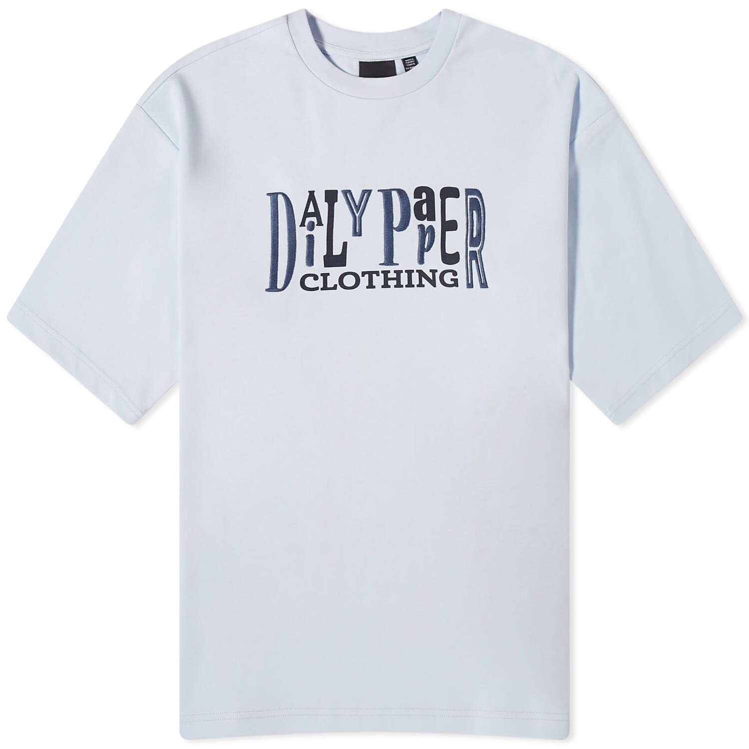 

Футболка Daily Paper United Type Boxy Short Sleeved, цвет Halogen Blue