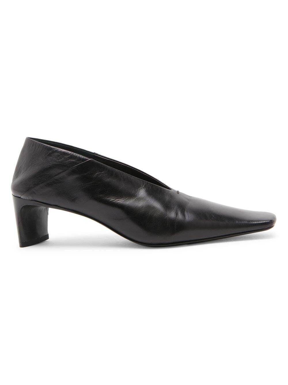 

Кожаные туфли-лодочки 50MM Jil Sander, черный