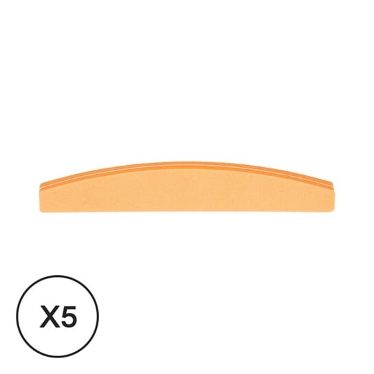 

Полировщик для ногтей, лодочка, оранжевый, 100/180, 5 шт. Tools For Beauty