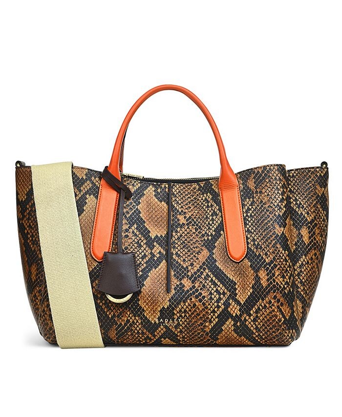 

Женская сумка-саквояж Hill Gate Place из искусственной змеи Radley London, коричневый