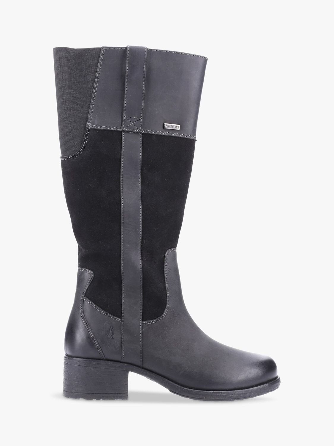 

Сапоги до колена из кожи и замши Hush Puppies Samara, черные