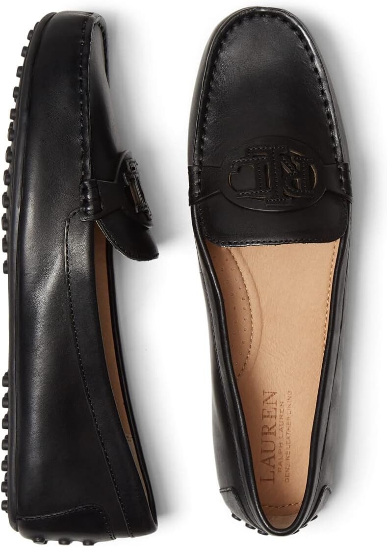 

Лоферы Brynn Driver Loafer LAUREN Ralph Lauren, черный