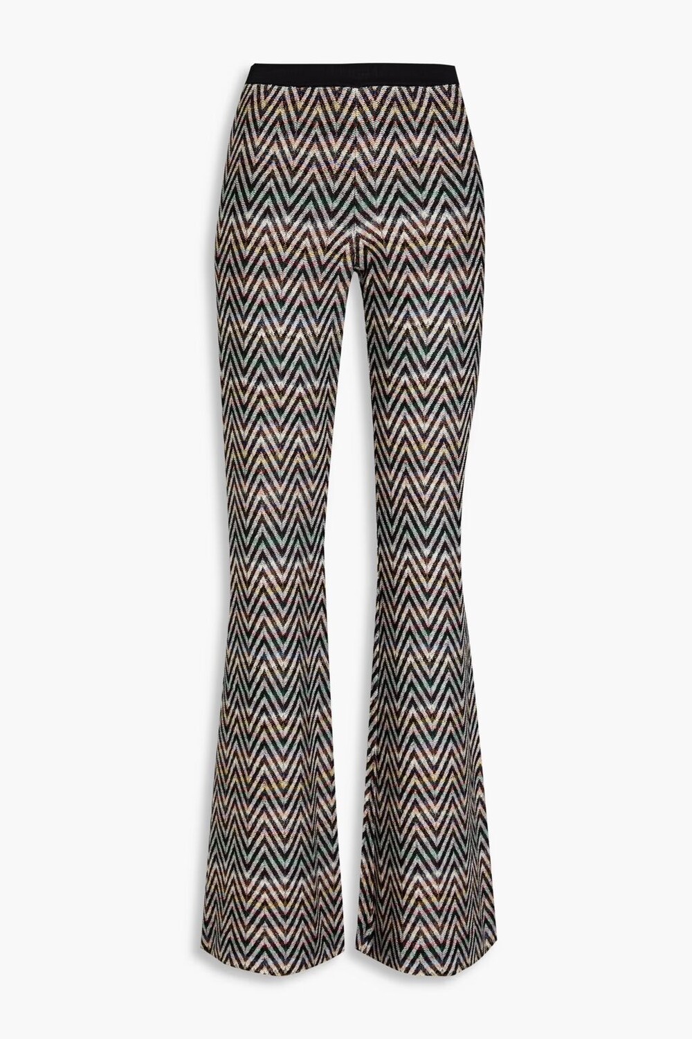 

Расклешенные брюки крючком Missoni, черный