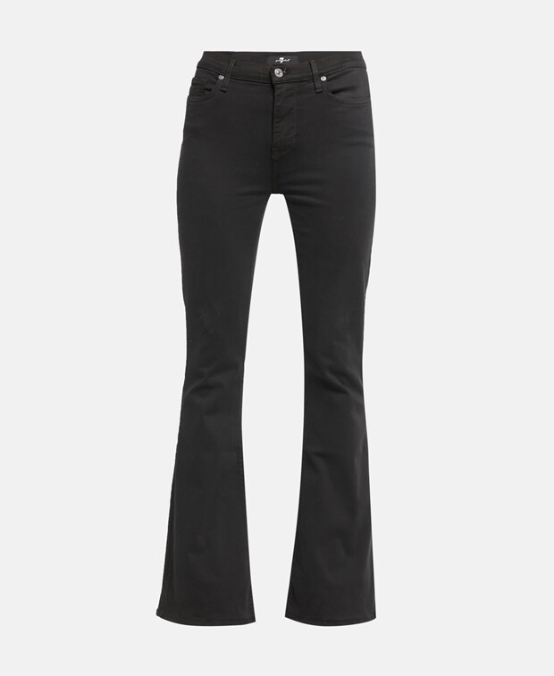 

Джинсы с вырезом 7 for all Mankind, черный