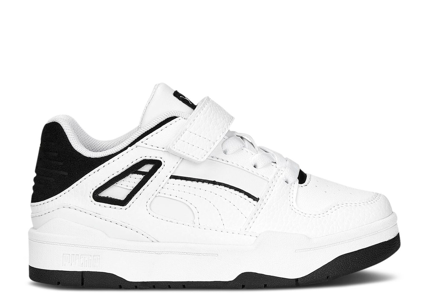 

Кроссовки Puma Slipstream Little Kid 'White Black', белый