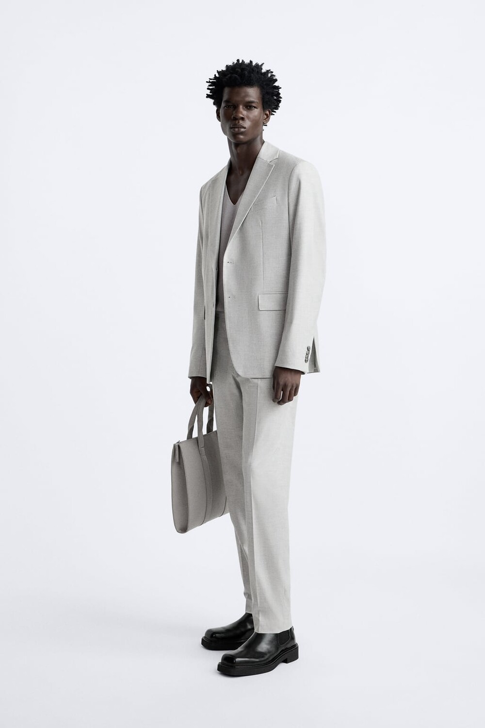 

Костюмный пиджак ZARA, серый