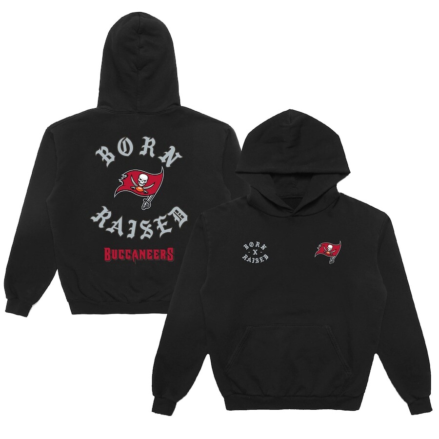 

Пуловер с капюшоном Born x Raised Tampa Bay Buccaneers, черный