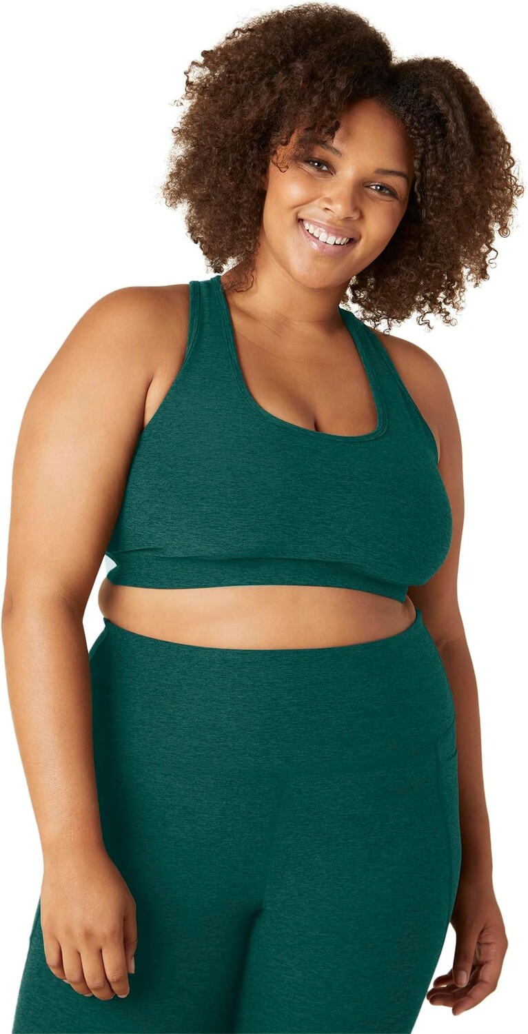 

Бюстгальтер больших размеров Spacedye Bopo Got Your Back Beyond Yoga, цвет Lunar Teal Heather