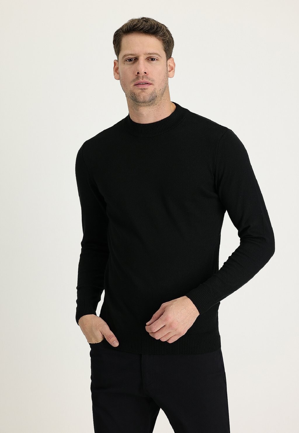 

Вязаный свитер STEHKRAGEN REGULAR FIT Kigili, цвет Black