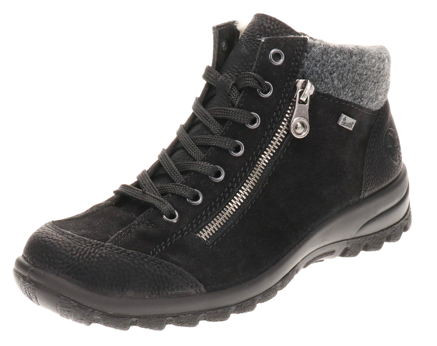 

Ботинки rieker Schnürstiefel, черный