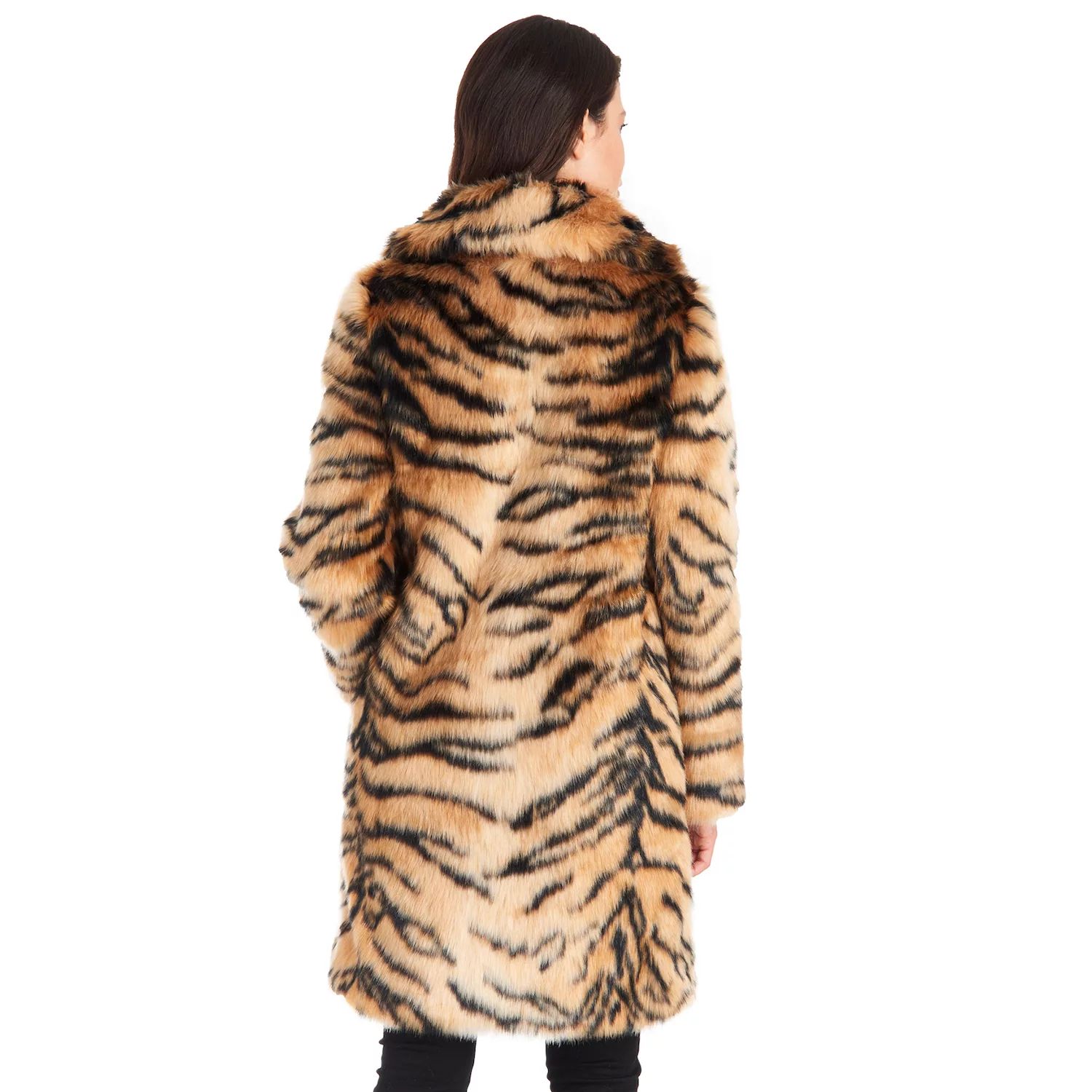 Женское пальто Fleet Street из искусственного меха с тигровым принтом Fleet Street кахон fleet dc6mj bk