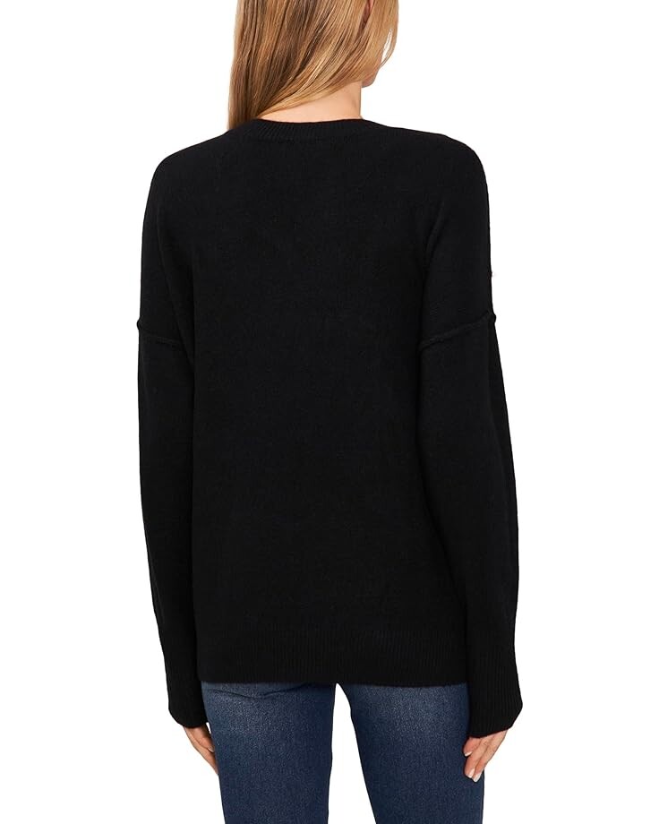 

Свитер CeCe Pearl Crew Neck Sweater, цвет Rich Black