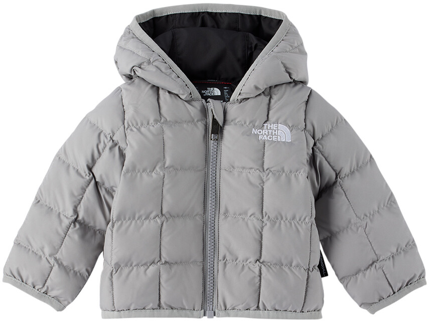 

Baby Grey Утепленная двусторонняя куртка Meld grey The North Face Kids