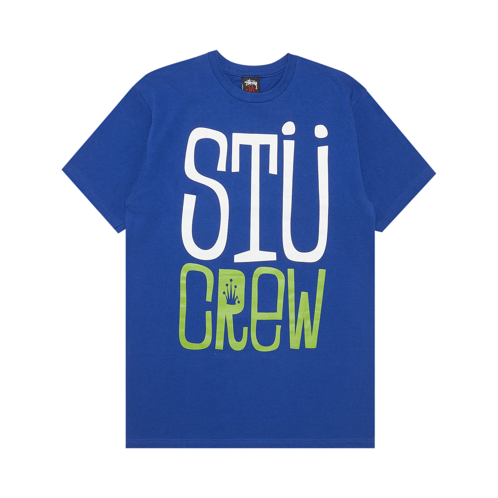 

Футболка Stussy STU Crew, синяя