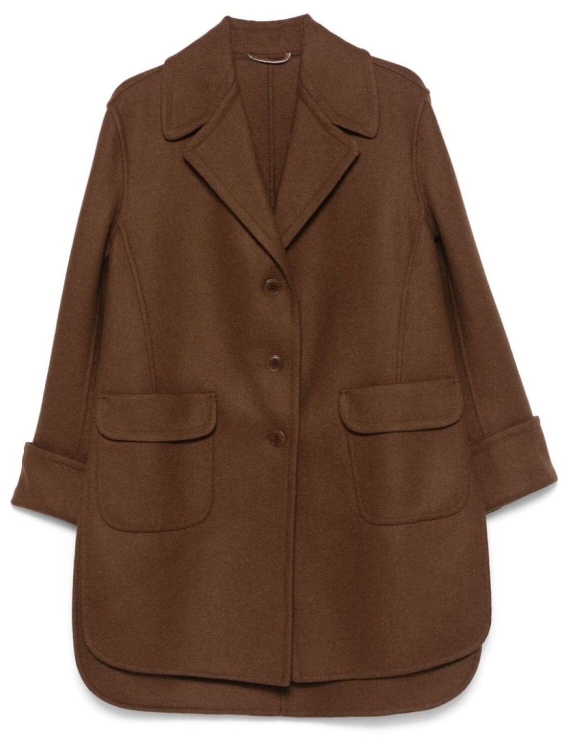

Ermanno Scervino фетровое пальто, коричневый