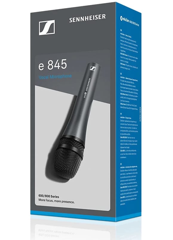 Динамический микрофон Sennheiser e845 держатель для микрофона sennheiser mks4