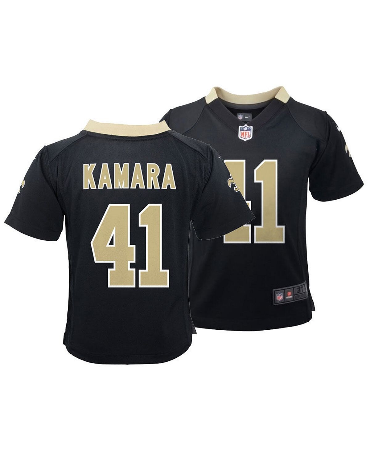 

Джерси Элвина Камара New Orleans Saints Game, для мальчиков младшего возраста (2–4 года) Nike