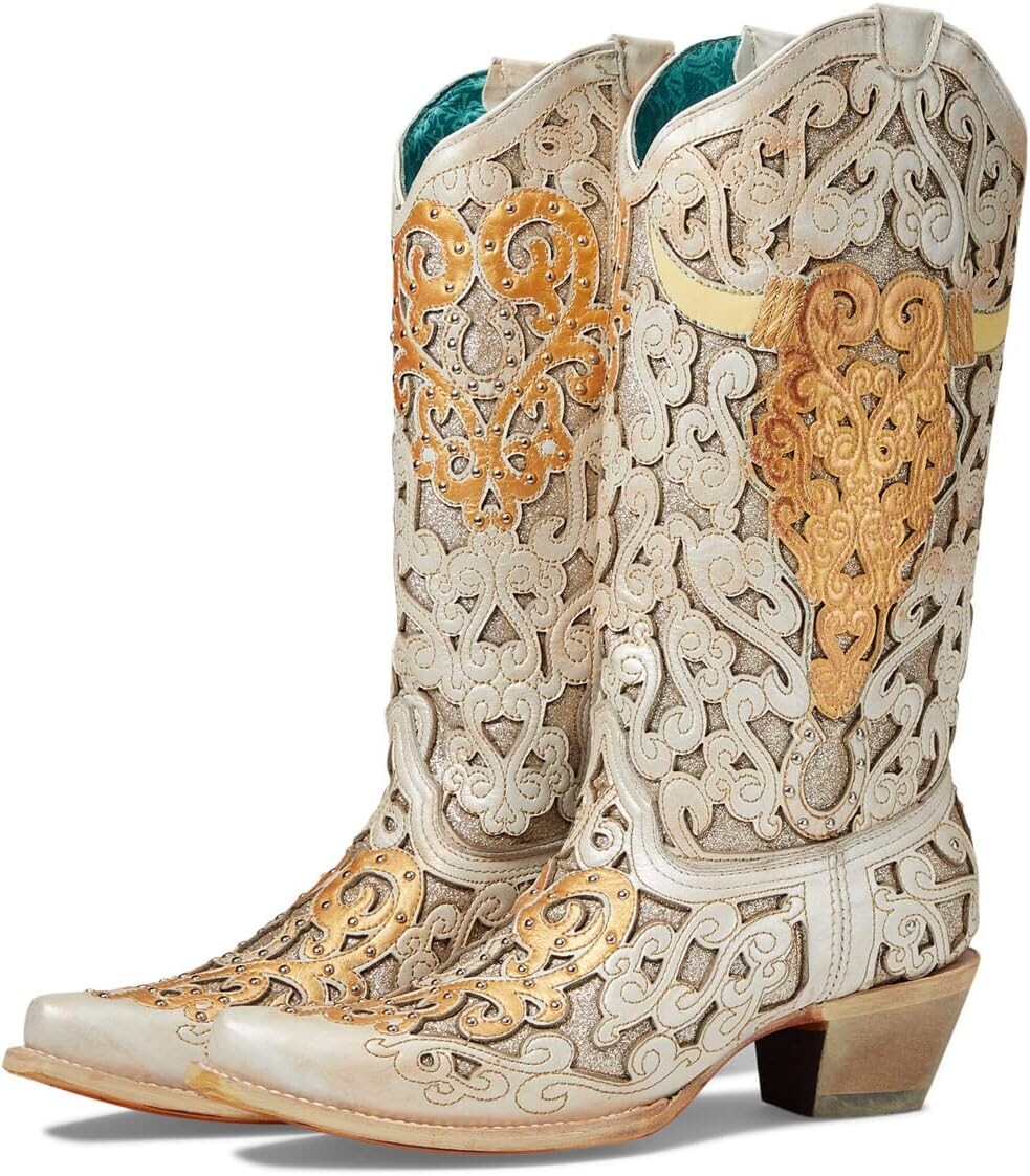 

Ковбойские сапоги A4408 Corral Boots, белый