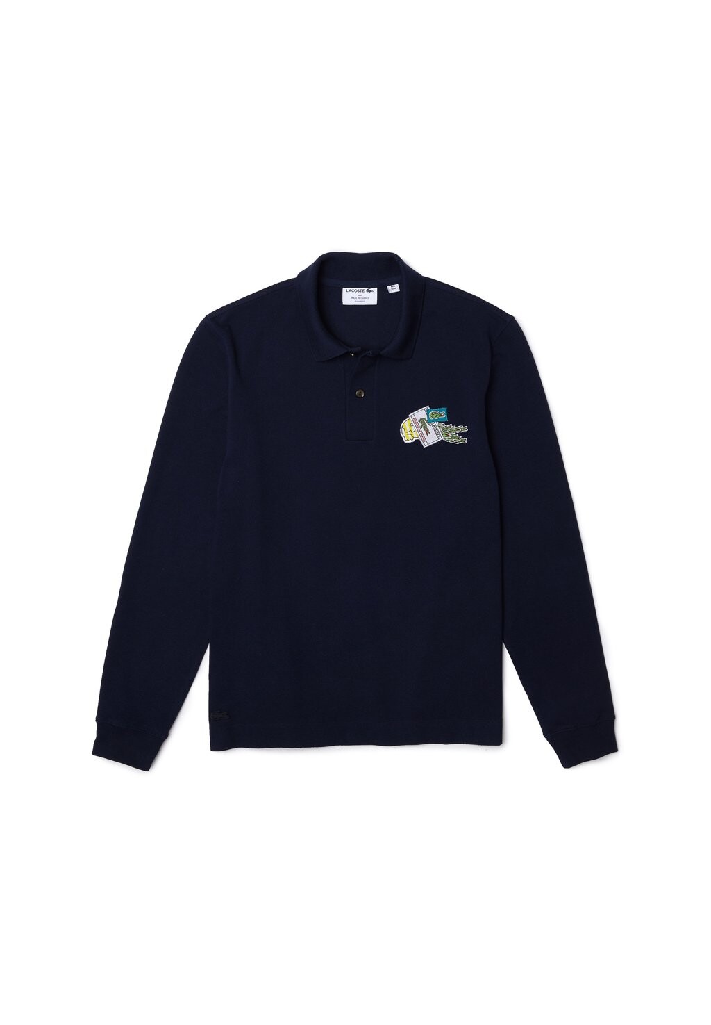 

Топ с длинными рукавами Lacoste, темно-синий