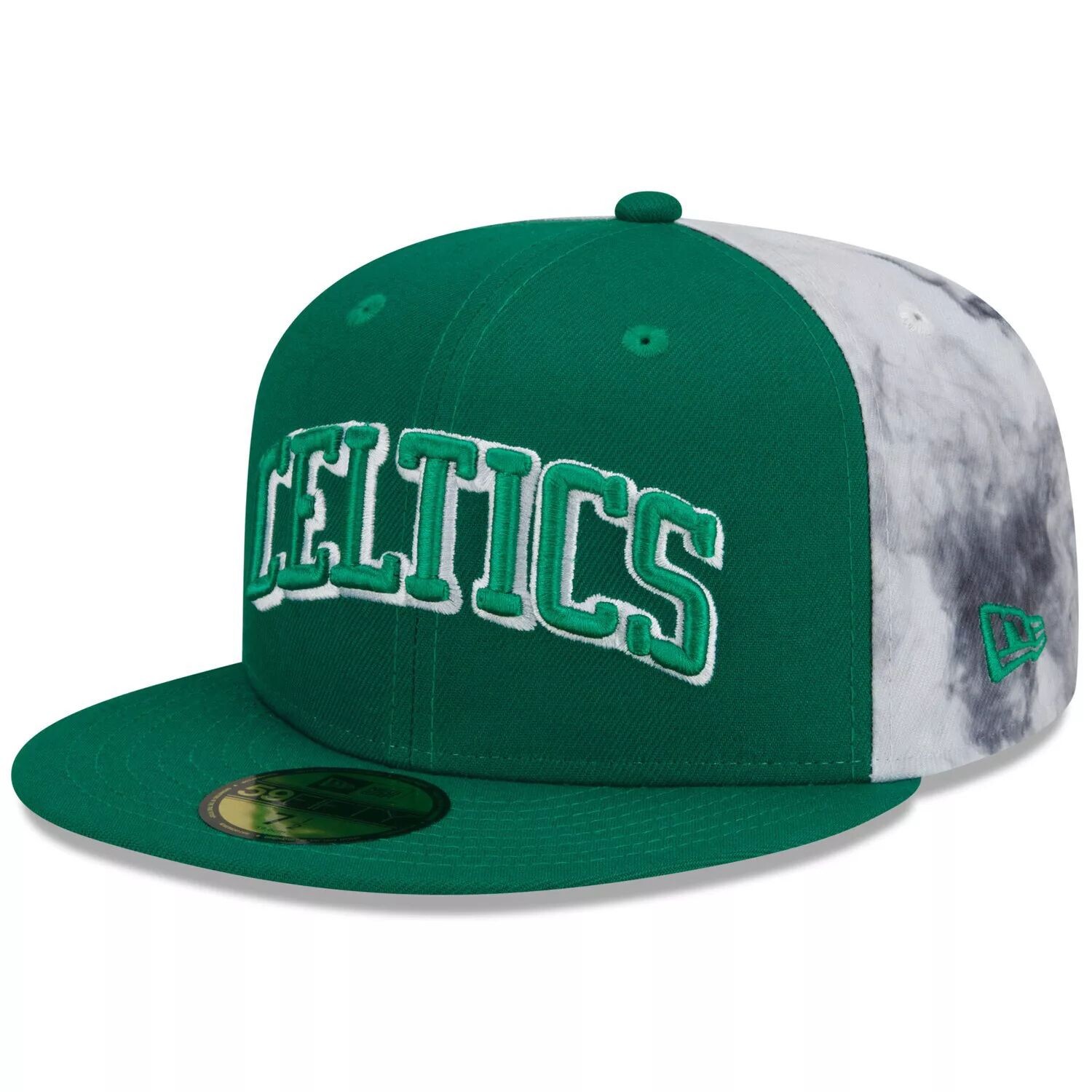 

Мужская облегающая кепка New Era Green Boston Celtics 2021/22 City Edition Official 59FIFTY