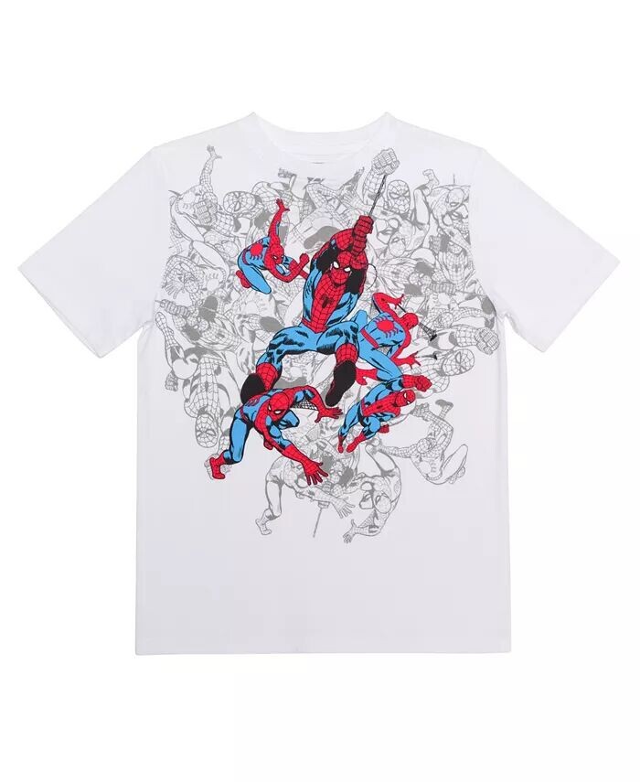 

Футболка с короткими рукавами и рисунком Big Boys Spider-Man, белый