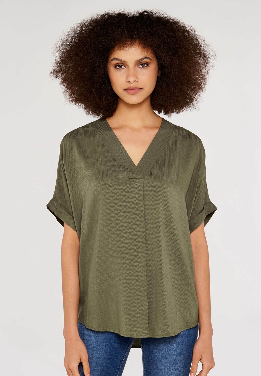 

Блузка CHEVRON Apricot, цвет khaki