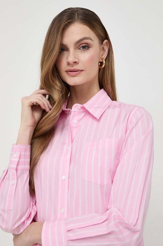 

Хлопчатобумажную рубашку Weekend Max Mara, розовый