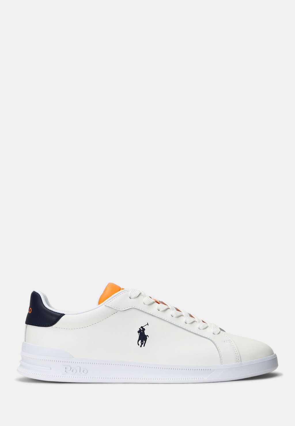 Кроссовки низкие HERITAGE COURT TOP , цвет white/navy/orange Polo Ralph Lauren