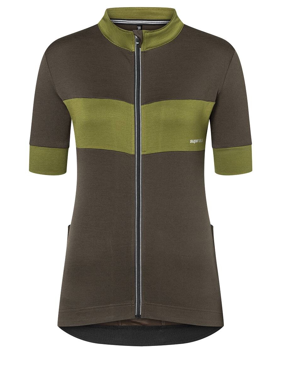 

Спортивная футболка super.natural Merino Fahrradtrikot, темно коричневый