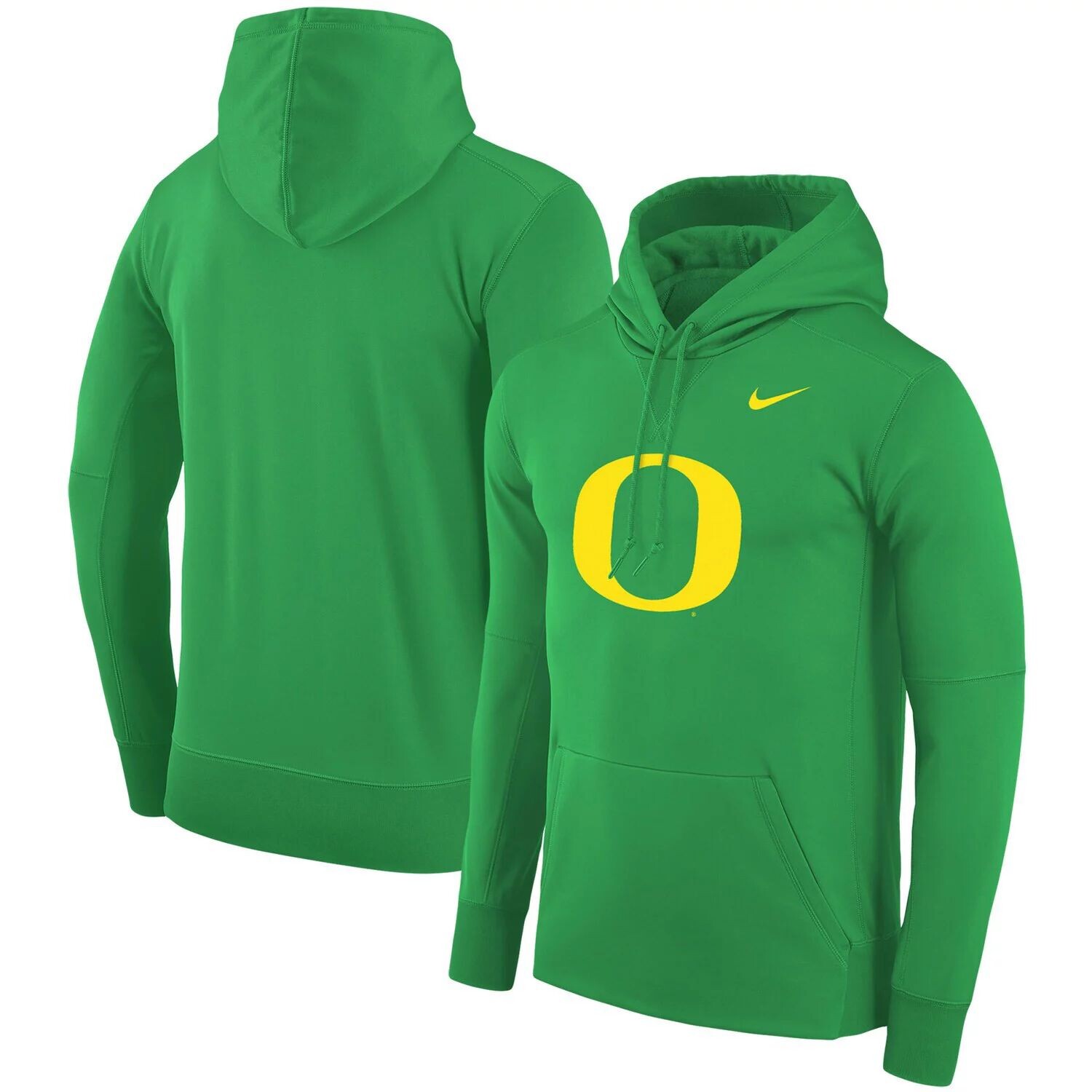 

Мужской зеленый пуловер с капюшоном Oregon Ducks Performance Nike