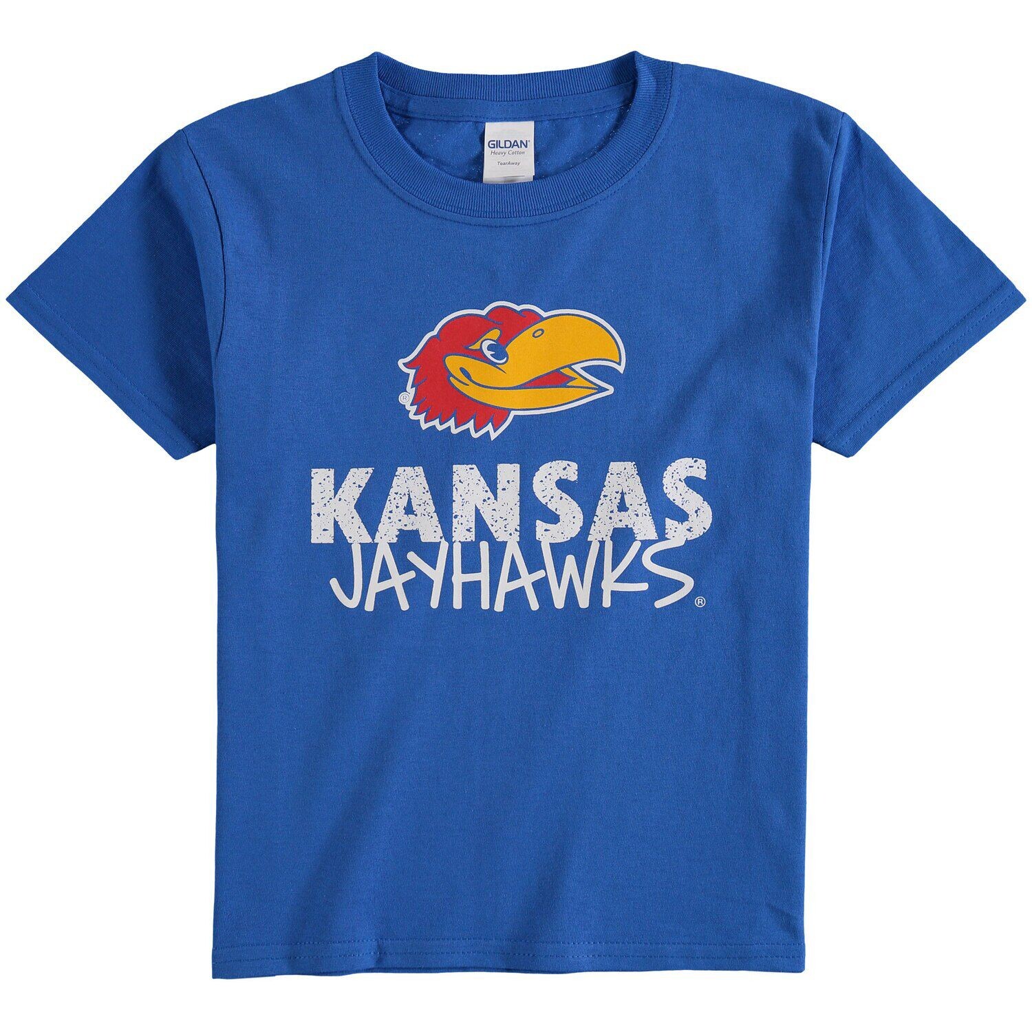 

Футболка с логотипом молодежной команды Royal Kansas Jayhawks Unbranded
