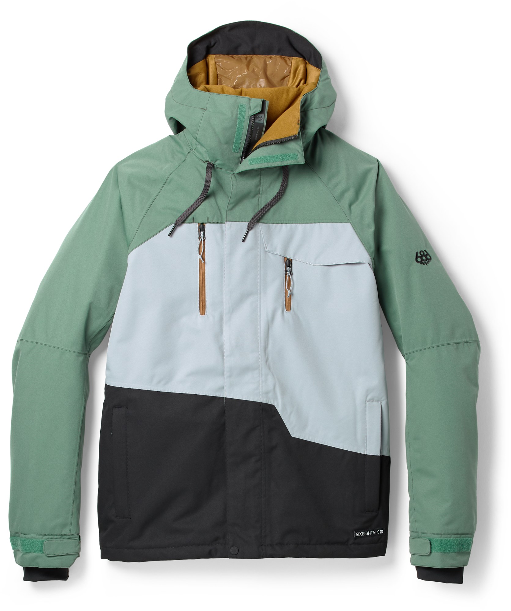 Утепленная куртка Geo - Мужская 686, зеленый утепленная куртка 686 geo insulated зеленый