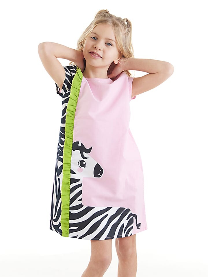 

Платье Denokids, розовый