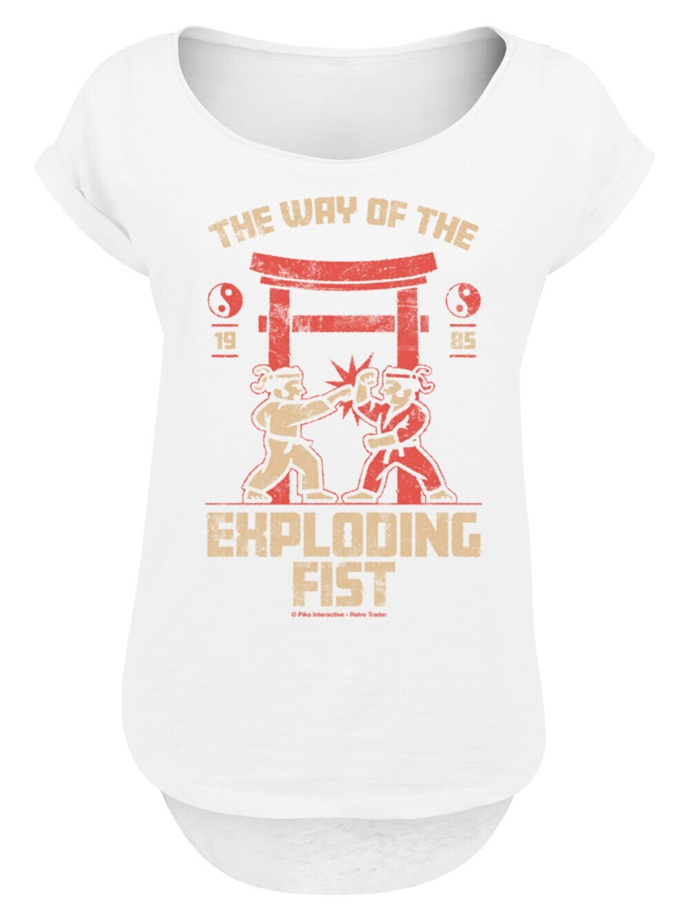 

Рубашка F4NT4STIC Retro Gaming The Way of the Exploding Fist, белый