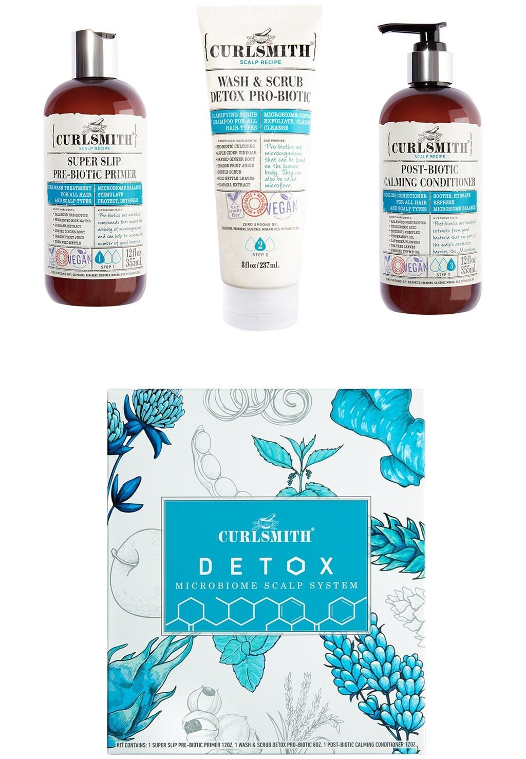 

Набор для волос Kit: Detox Curlsmith