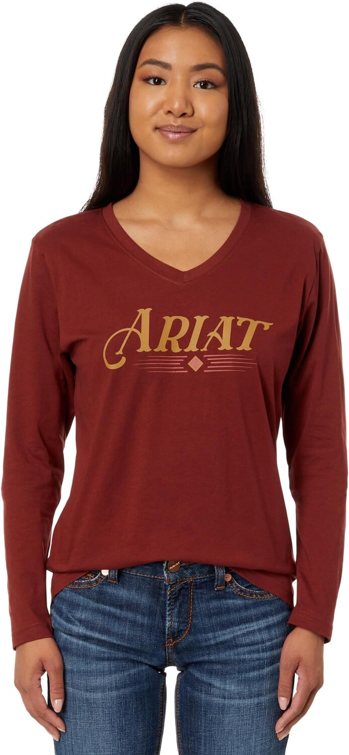 

Яркая футболка Ariat, цвет Fired Brick