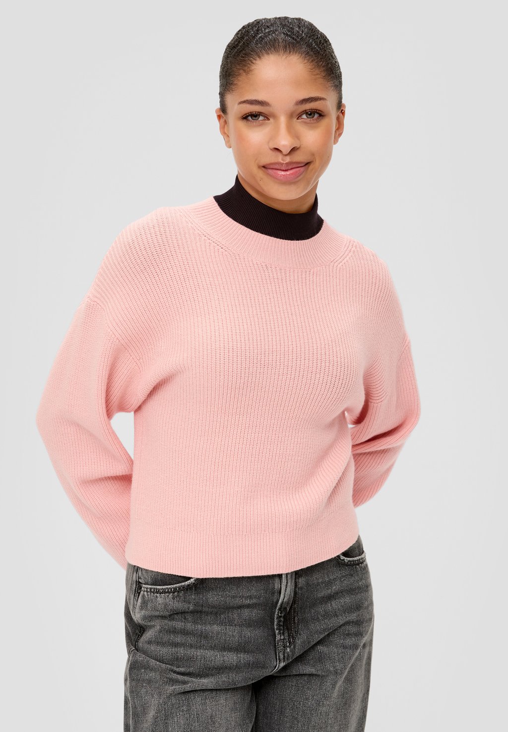 Вязаный свитер QS, цвет pfirsich